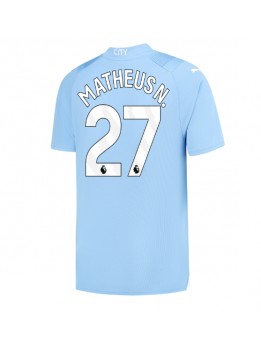 Manchester City Matheus Nunes #27 Domaci Dres 2023-24 Kratak Rukavima